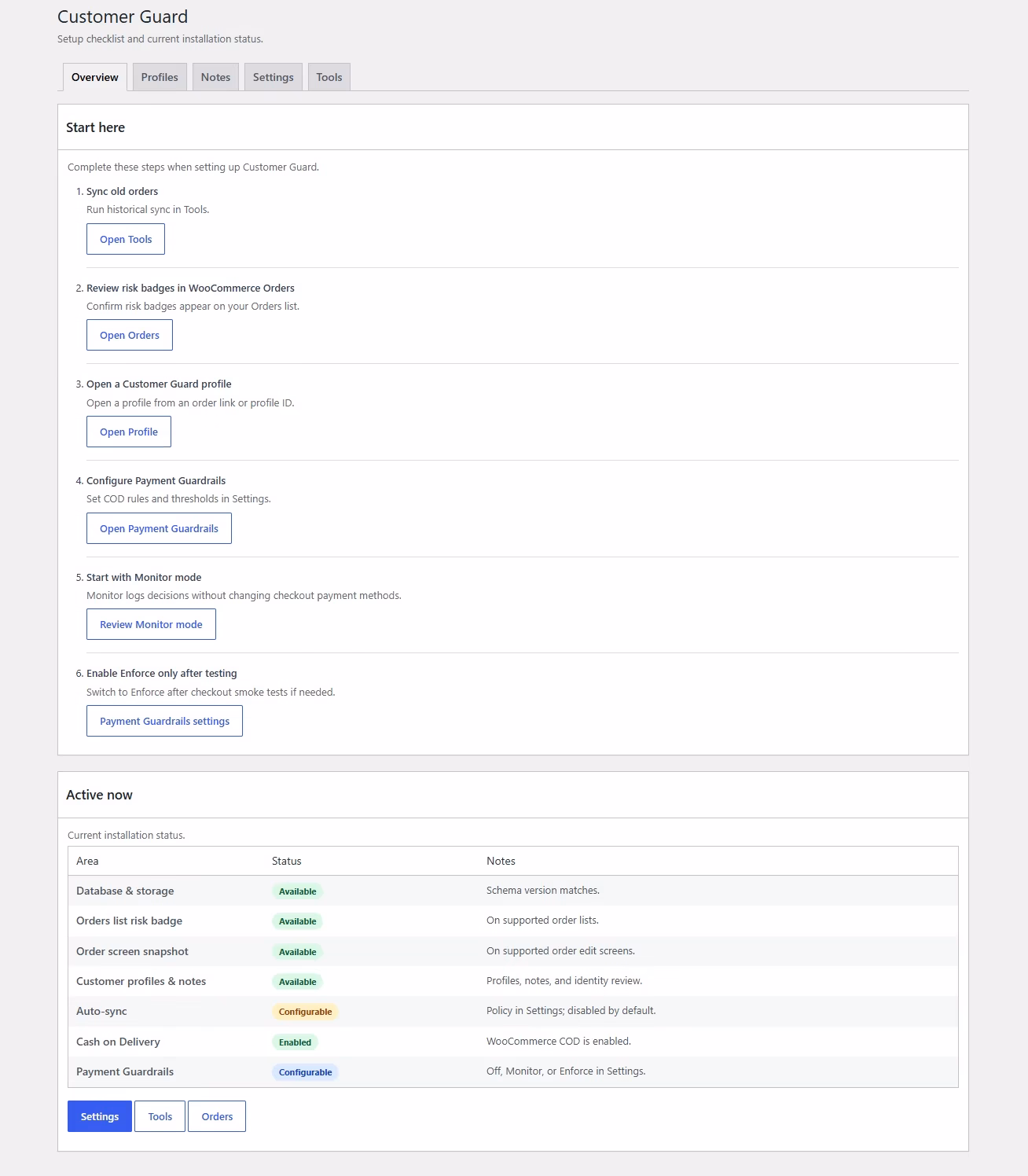 EBA Customer Guard overview